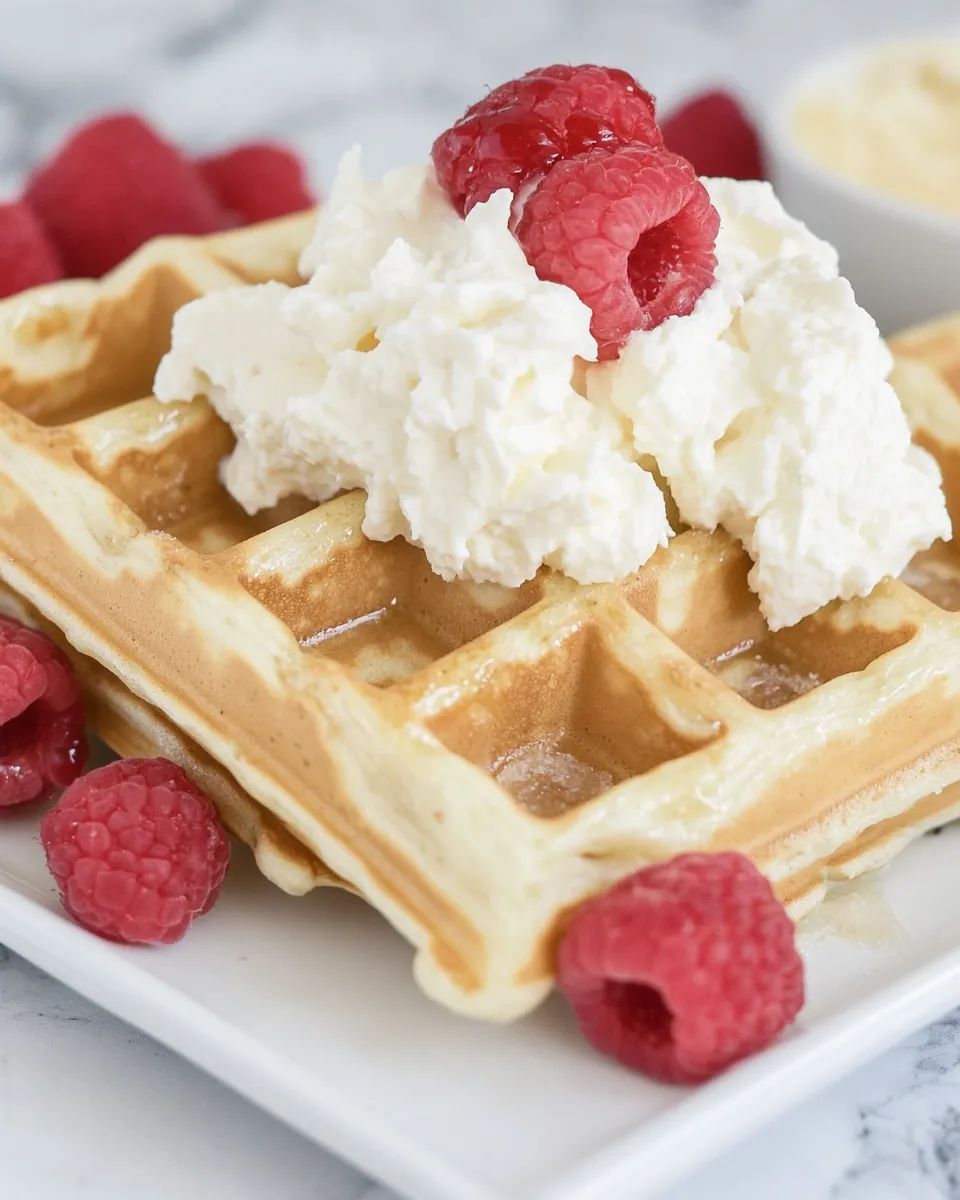 Homemade Cheesecake Waffles photo