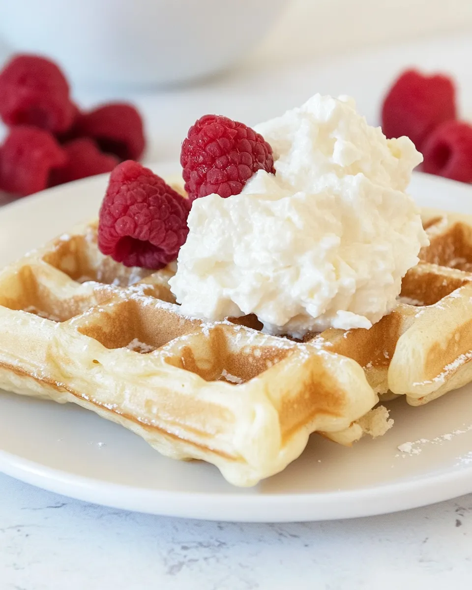 Easy Cheesecake Waffles recipe photo