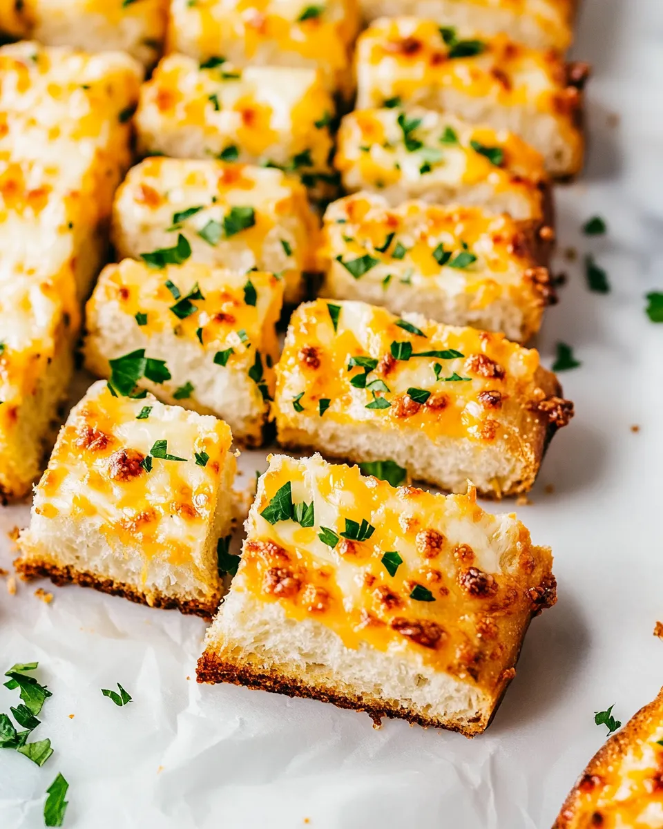 Easy Cheesy Bread Recipe shot
