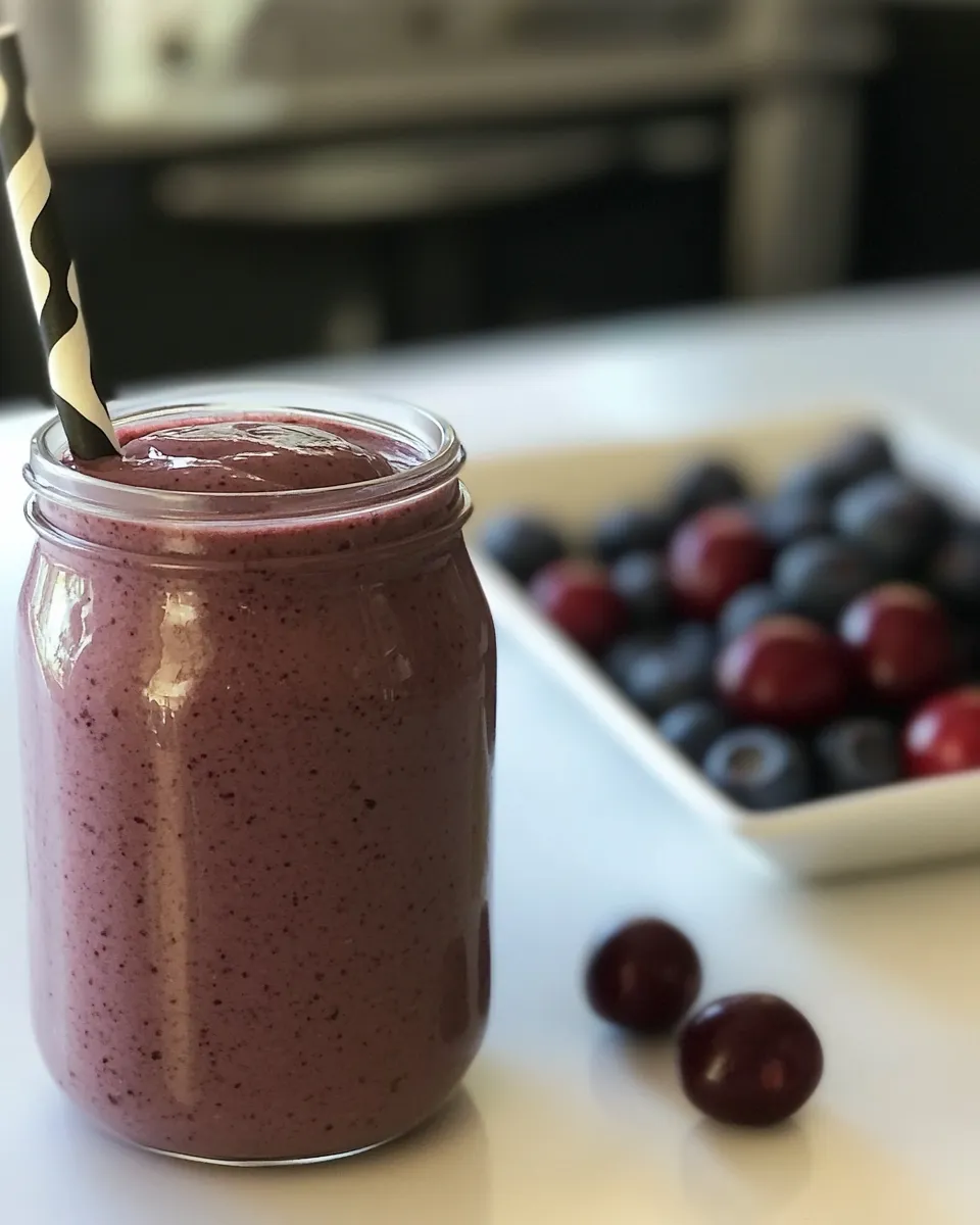 Classic Cherry Almond Green Smoothie image