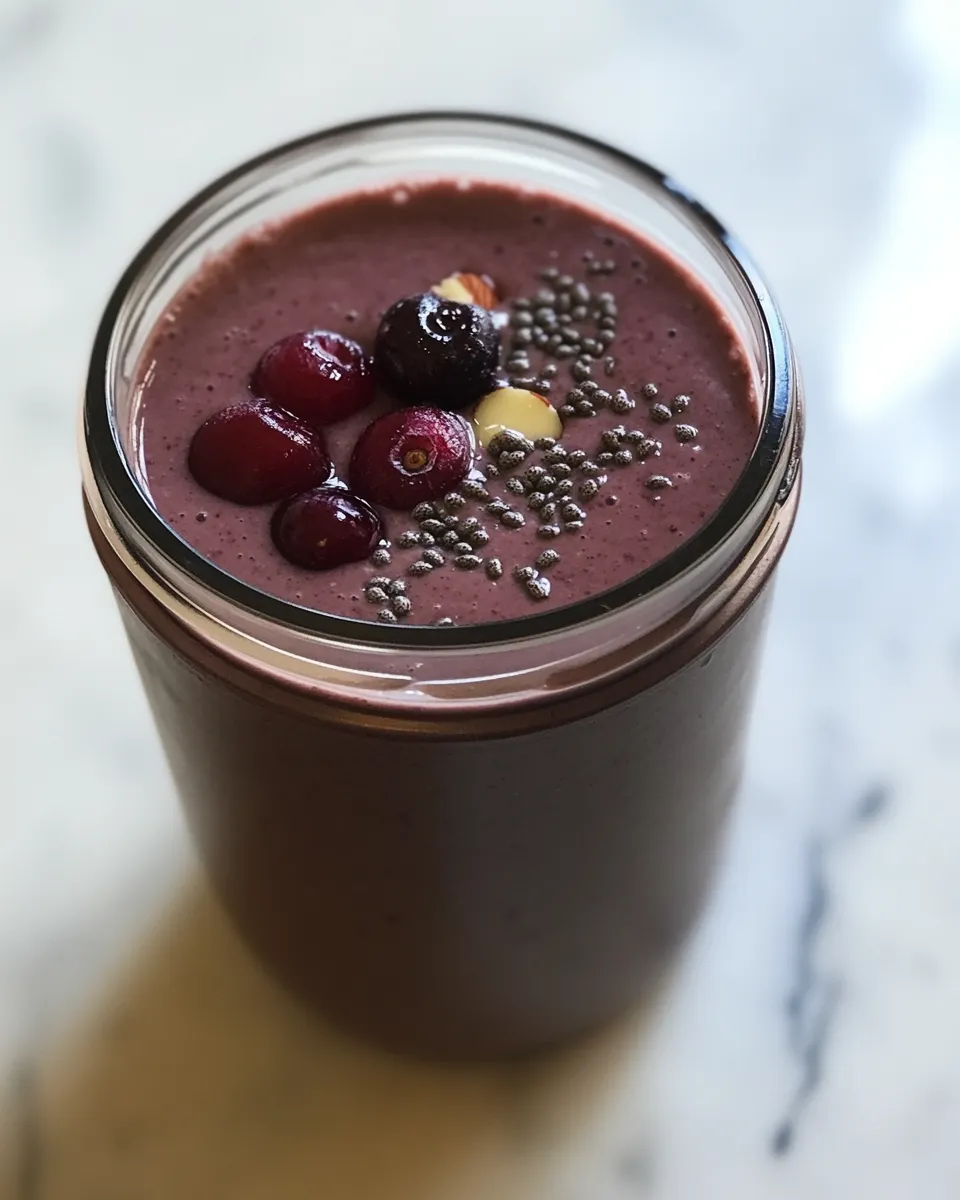 Easy Cherry Almond Green Smoothie recipe photo