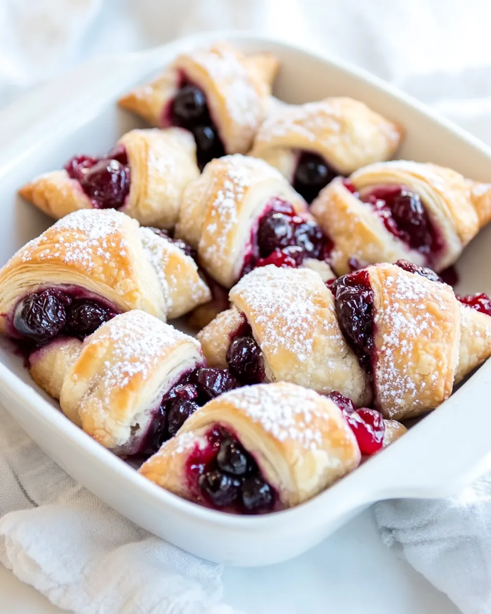 Easy Cherry Rugelach recipe photo