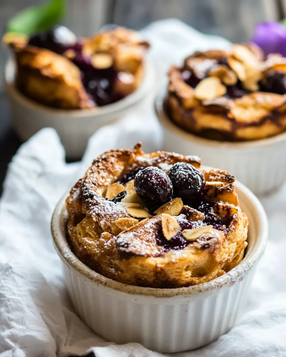 Delicious Cherry Yogurt French Toast Cups image