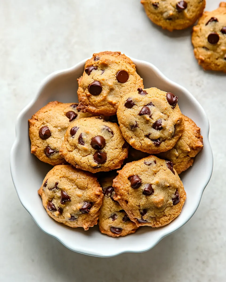 Delicious Chewy Chocolate Chip Cookies (Low-Fat) food shot