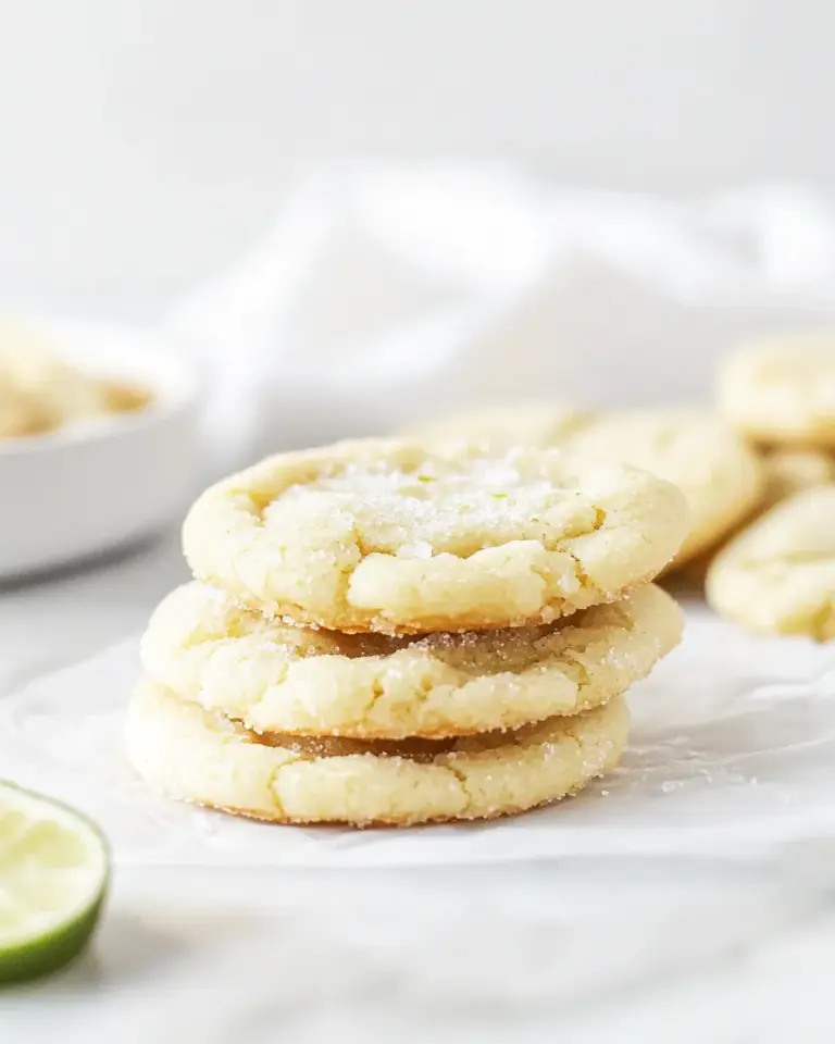 Homemade Chewy Lime Sugar Cookies photo