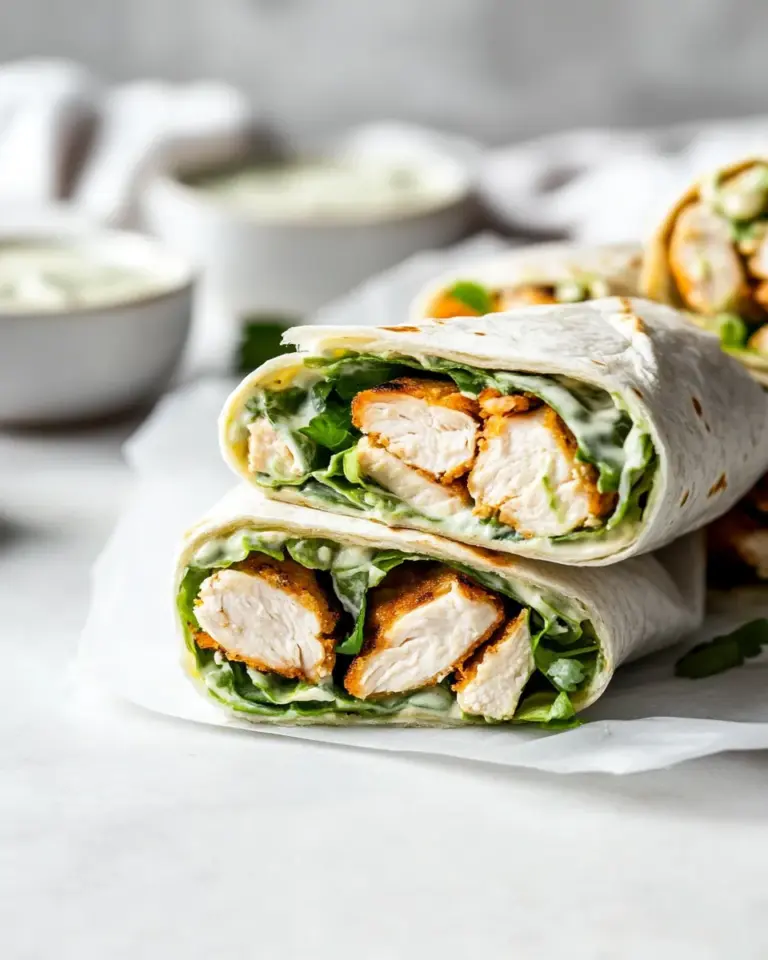 Easy Chicken Caesar Wrap photo
