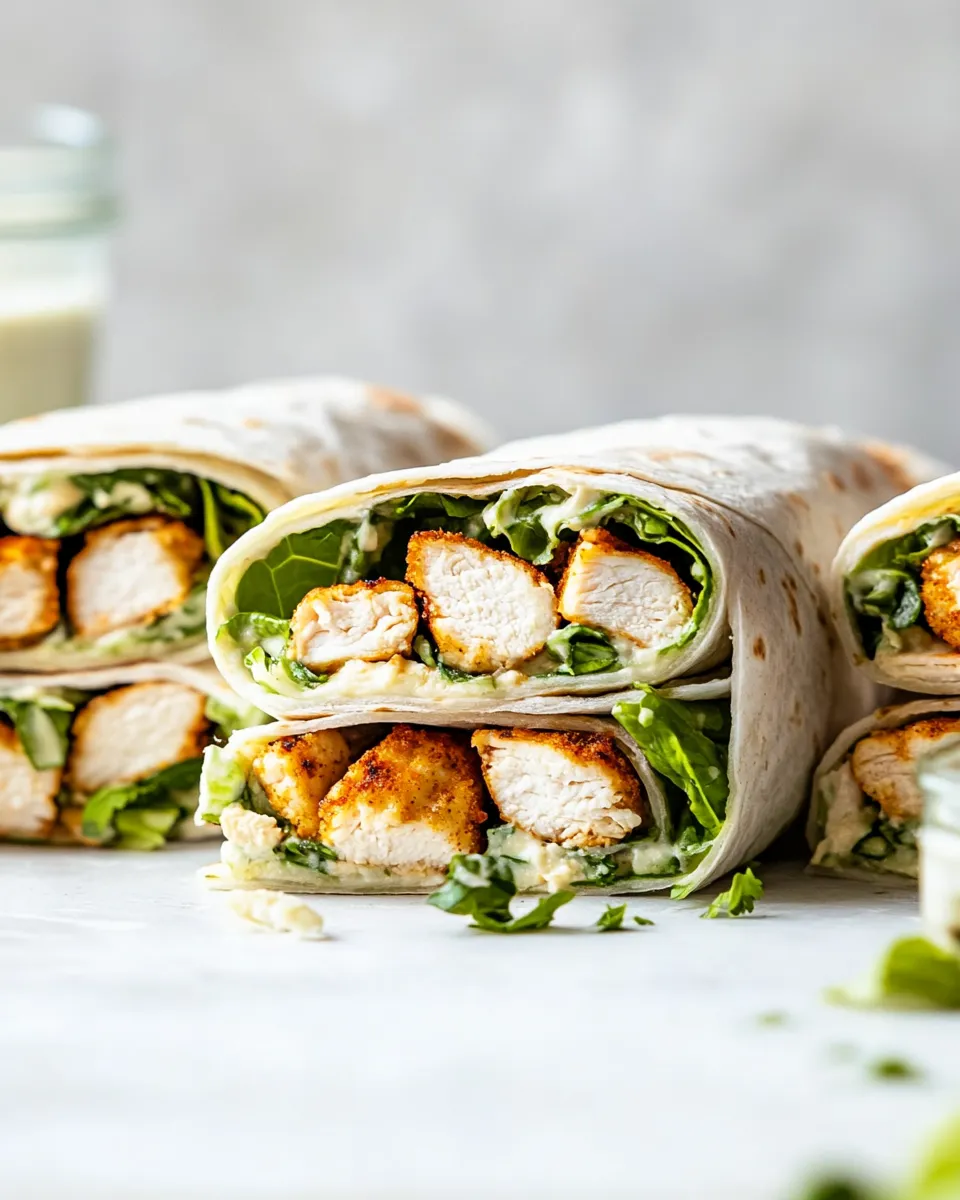 Classic Chicken Caesar Wrap dish photo