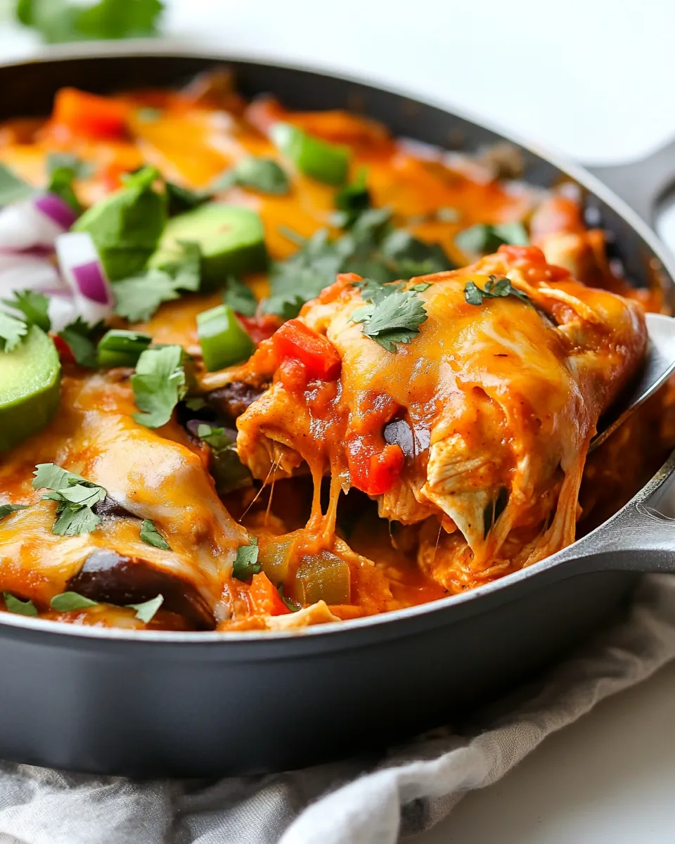 Easy Chicken Enchilada Skillet photo