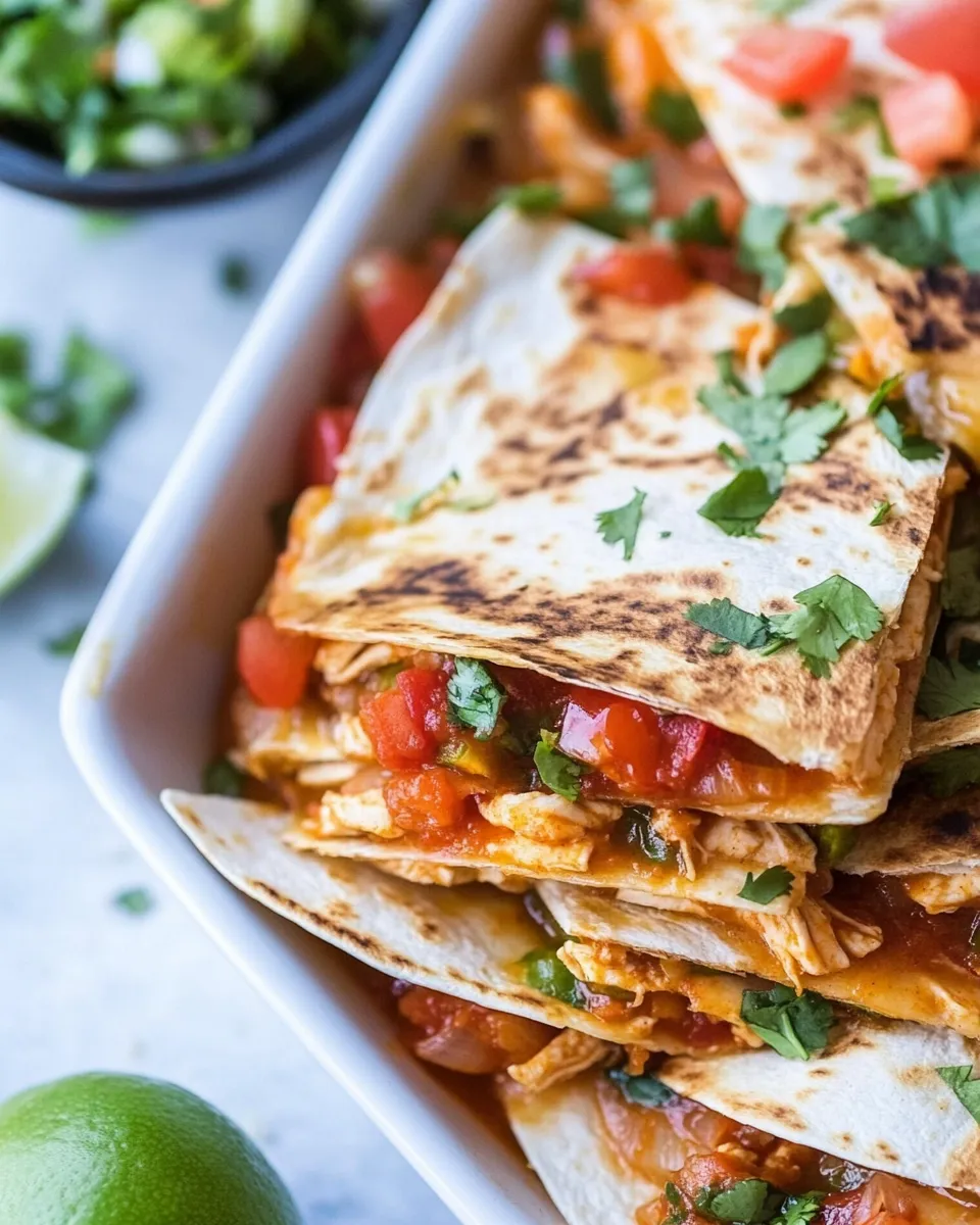 Delicious Chicken Fajita Quesadillas recipe photo