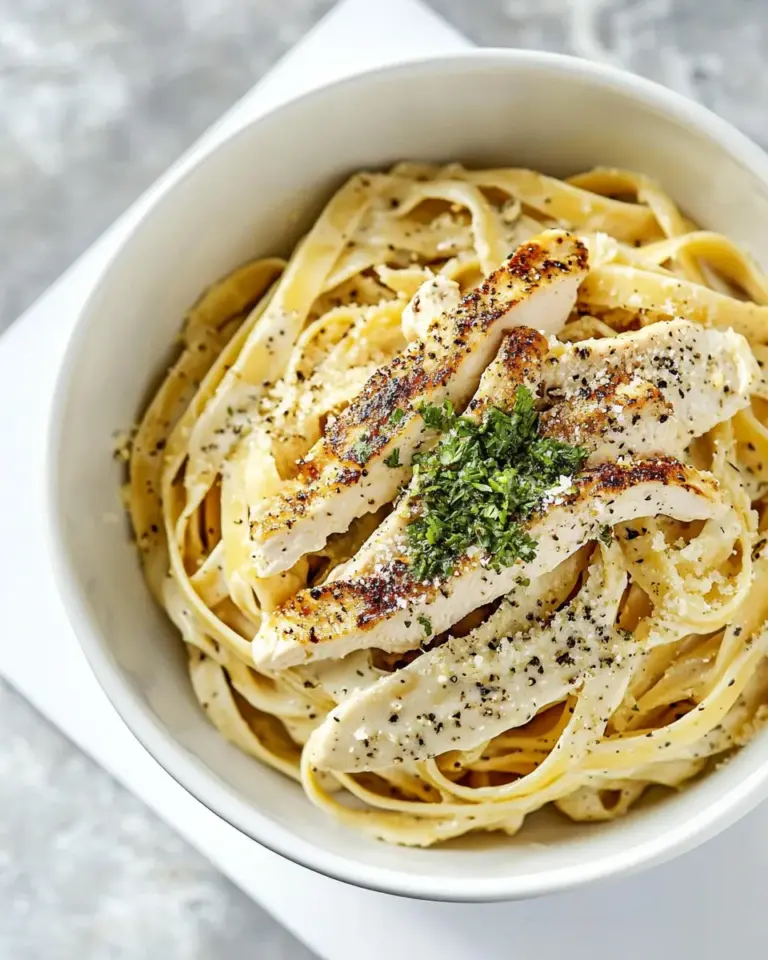 Homemade Chicken Fettuccine Alfredo photo
