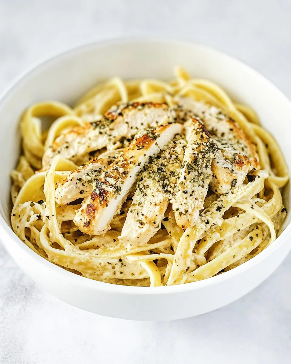 Classic Chicken Fettuccine Alfredo image