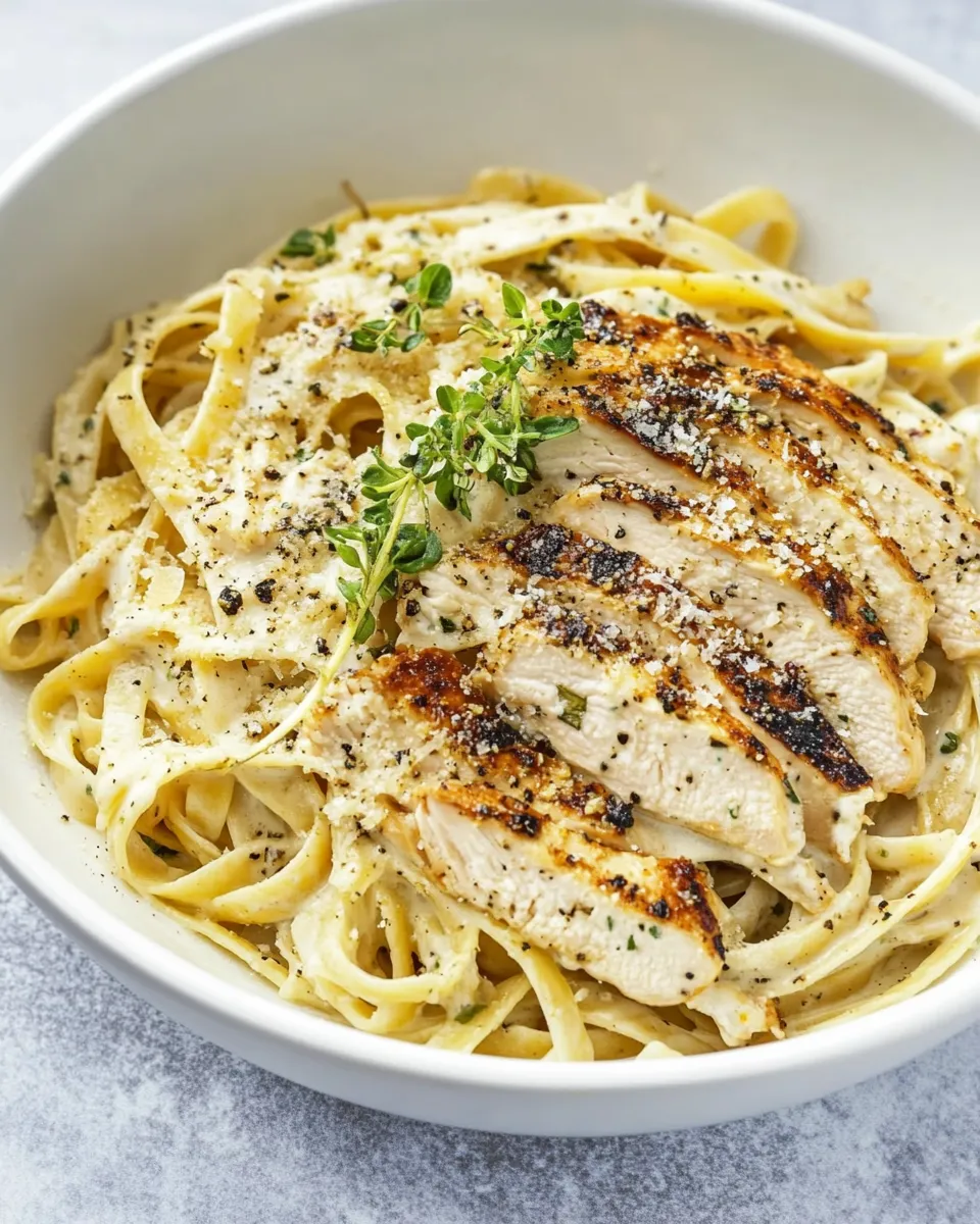 Easy Chicken Fettuccine Alfredo recipe photo