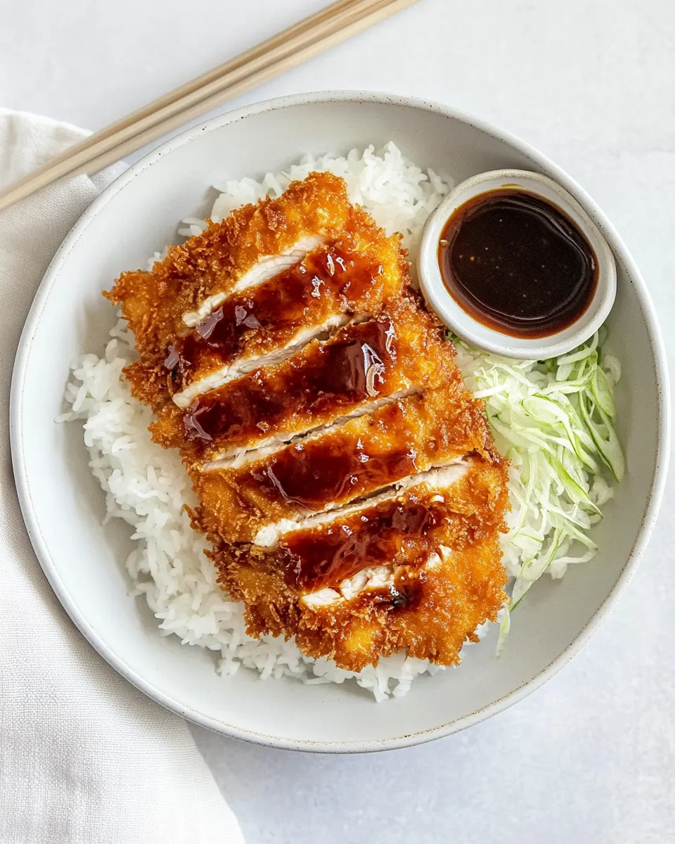 Delicious Chicken Katsu shot