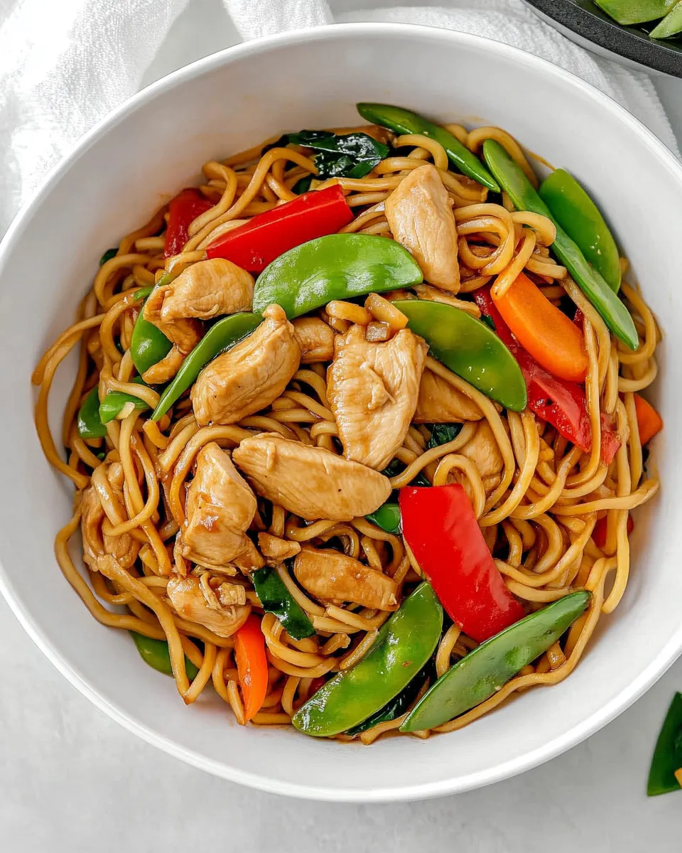 Homemade Chicken Lo Mein photo