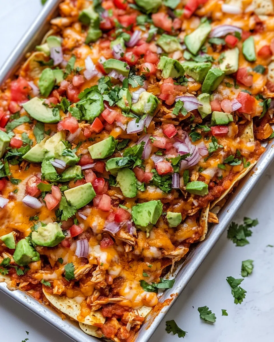 Easy Chicken Nachos recipe photo