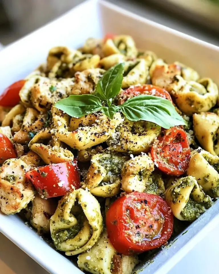 Easy Chicken Pesto Tortellini photo