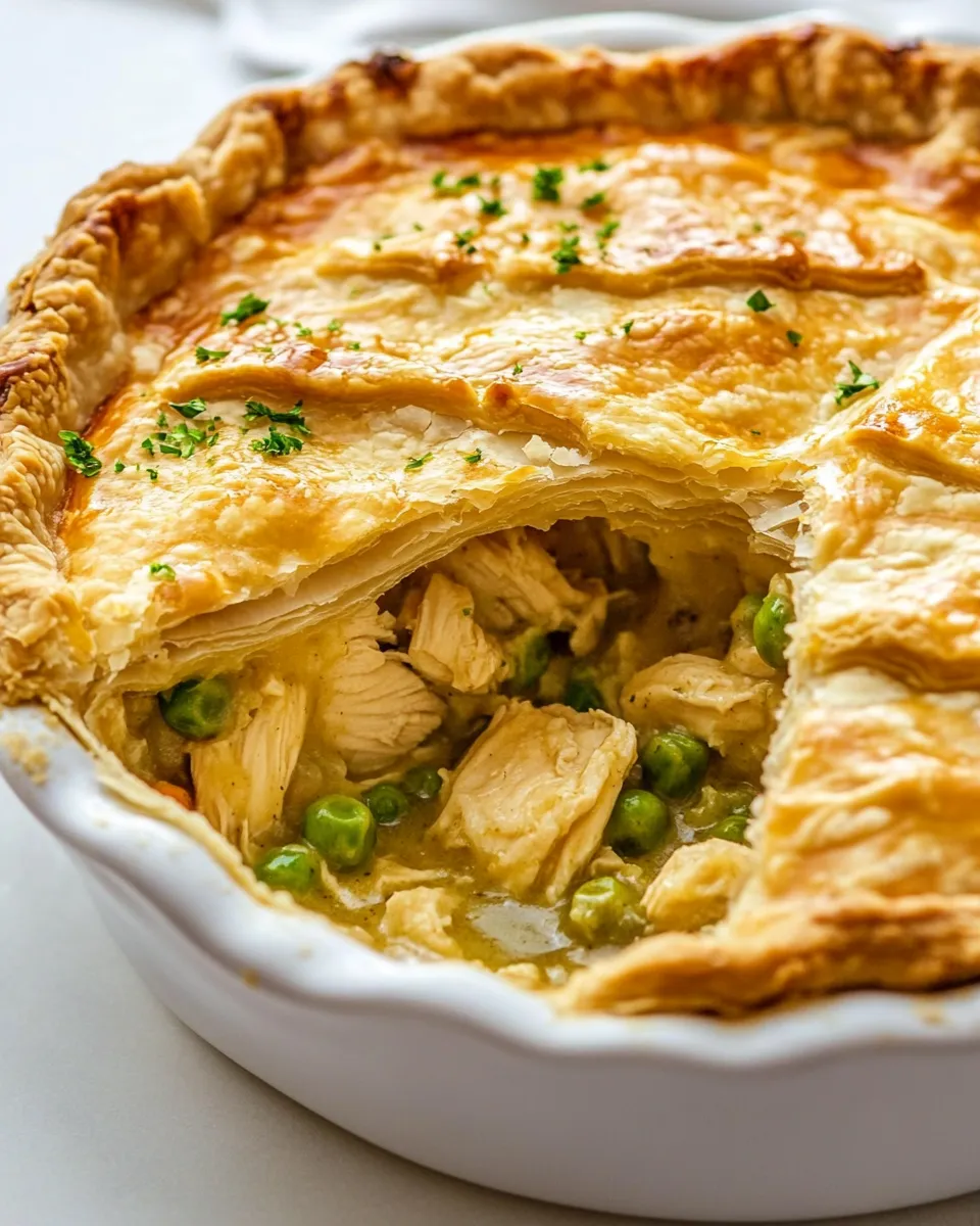 Classic Chicken Pot Pie Recipe image
