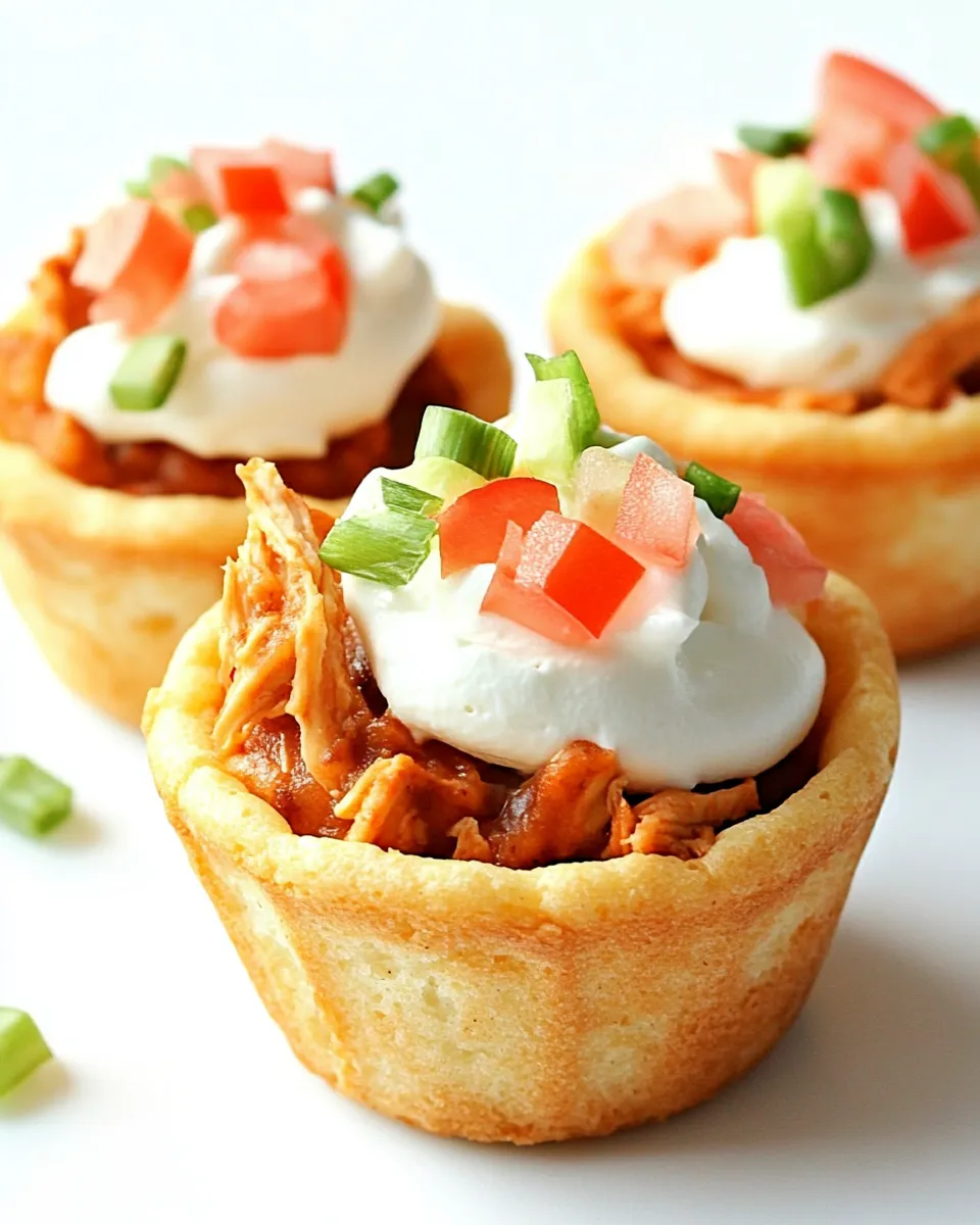 Classic Chicken Taco Cupcakes image