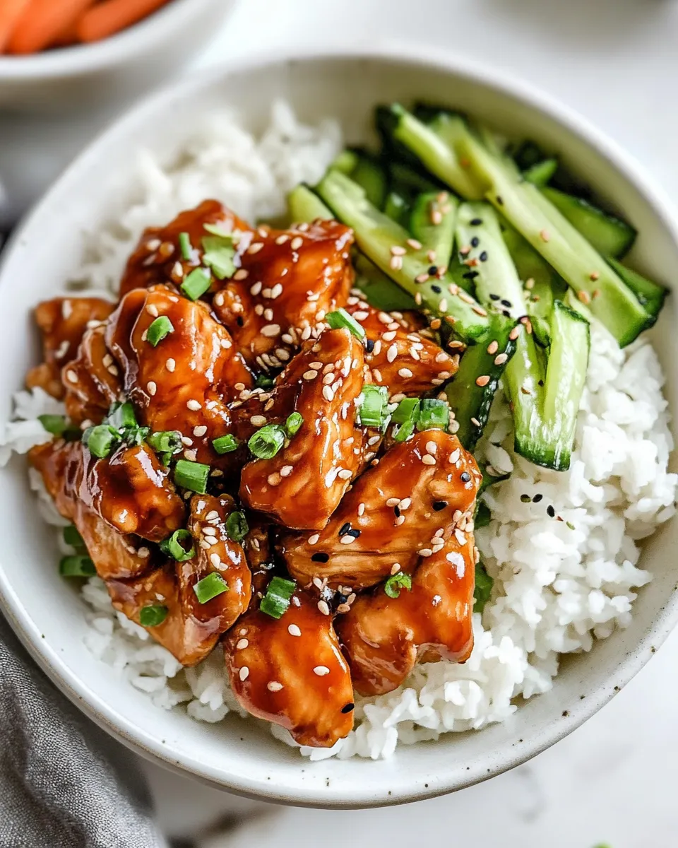 Delicious Chicken Teriyaki shot