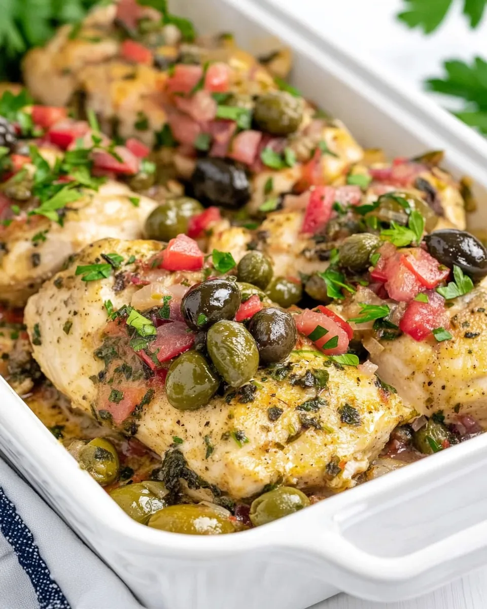 Classic Chicken with Olives and Capers image