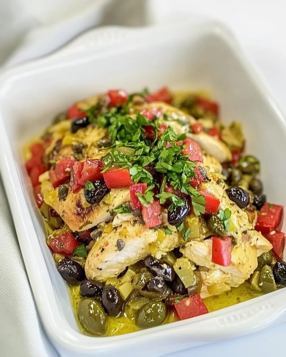 Easy Chicken with Olives and Capers recipe photo