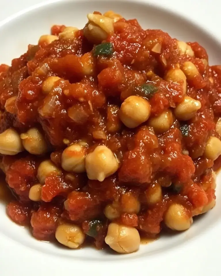 Homemade Chickpeas in Tomato Sauce photo