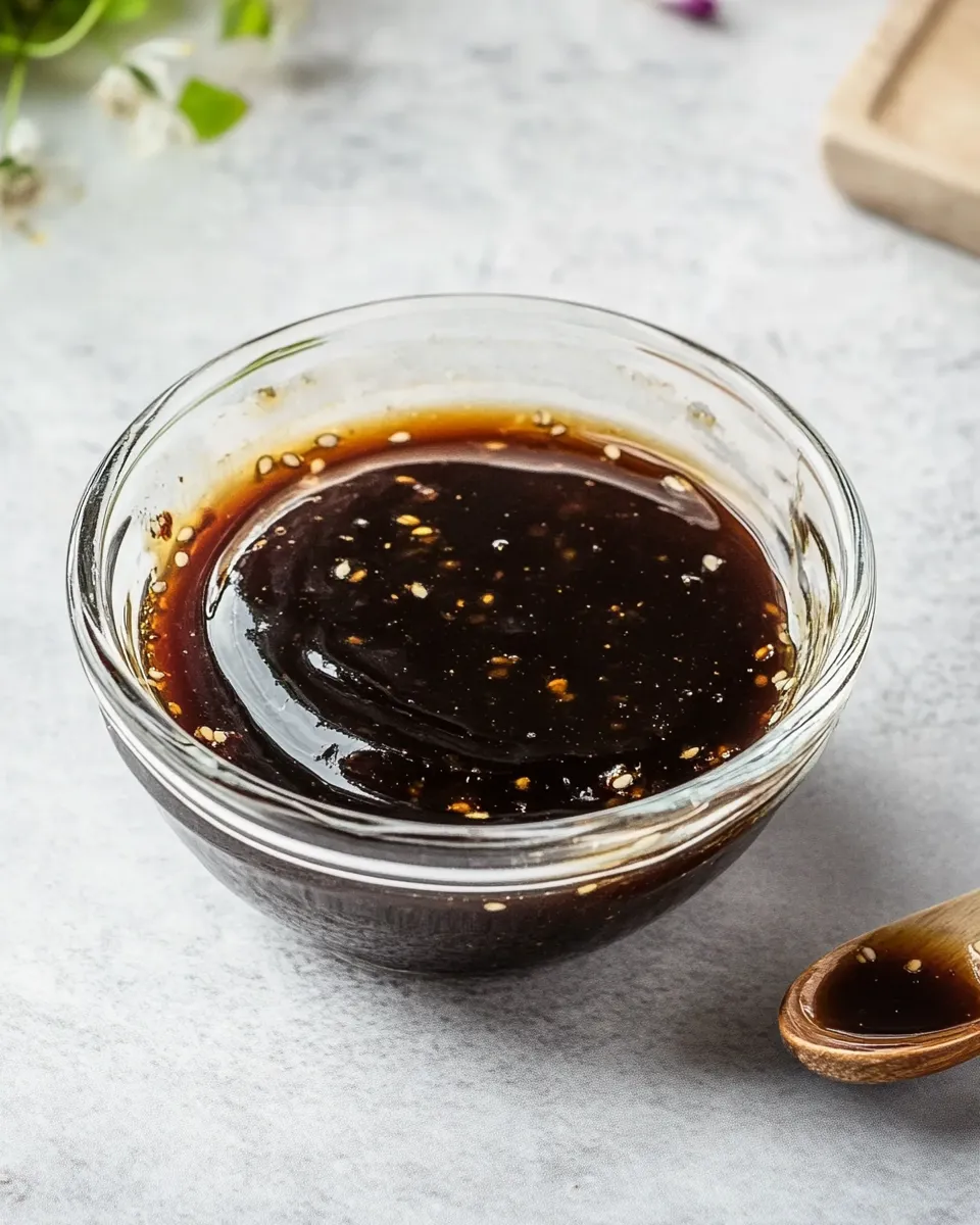 Delicious Chinese BBQ Sauce shot