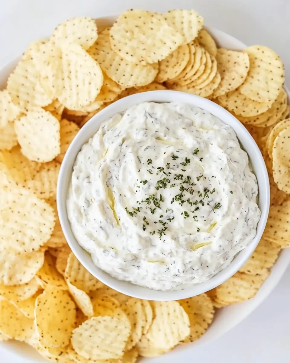 Delicious Chip Dip shot