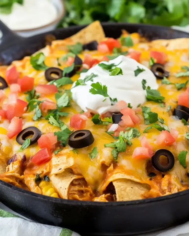 Homemade Chipotle Chicken Enchilada Skillet photo