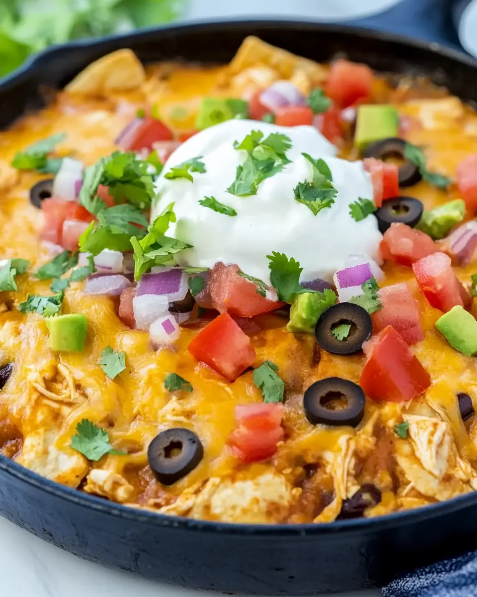 Classic Chipotle Chicken Enchilada Skillet image