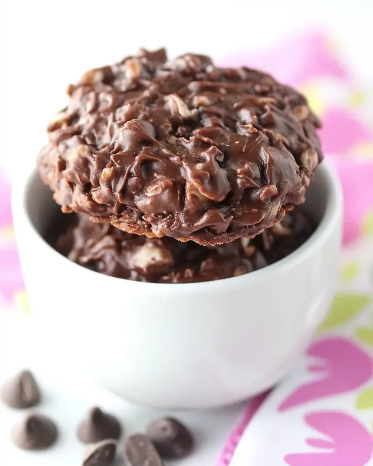 Easy Chocolate Biscoff No-Bake Cookies photo