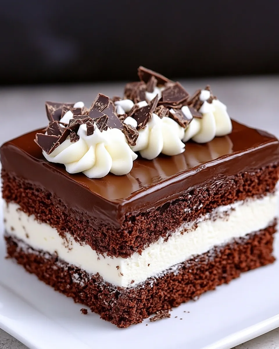 Delicious Chocolate Cake with Cream Cheese & Condensed Milk image