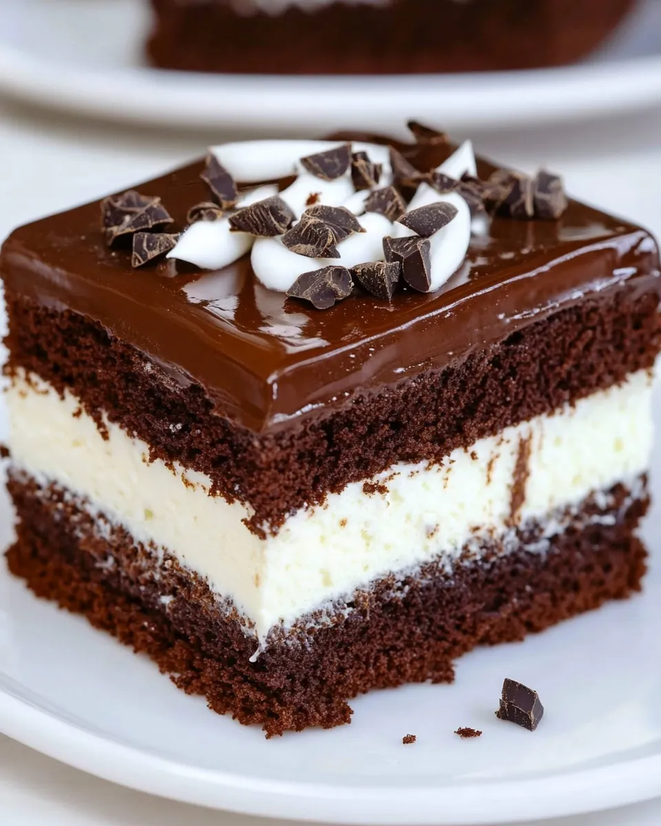 Easy Chocolate Cake with Cream Cheese & Condensed Milk recipe photo