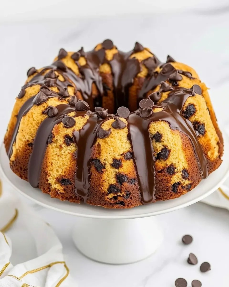 Homemade Chocolate Chip Bundt Cake photo