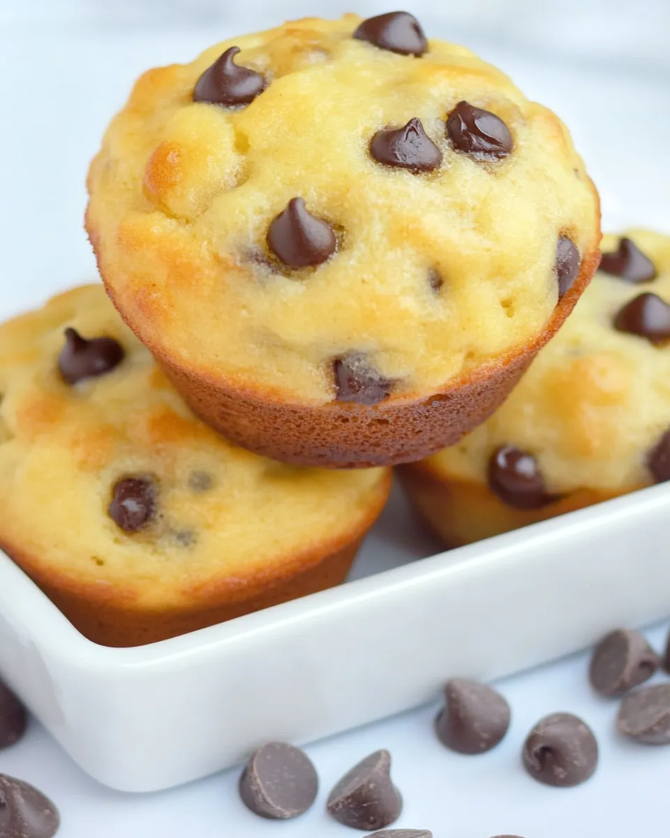 Easy Chocolate Chip Pancake Muffins recipe photo