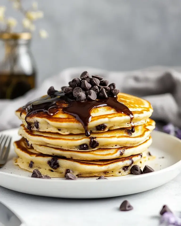 Homemade Chocolate Chip Pancakes photo