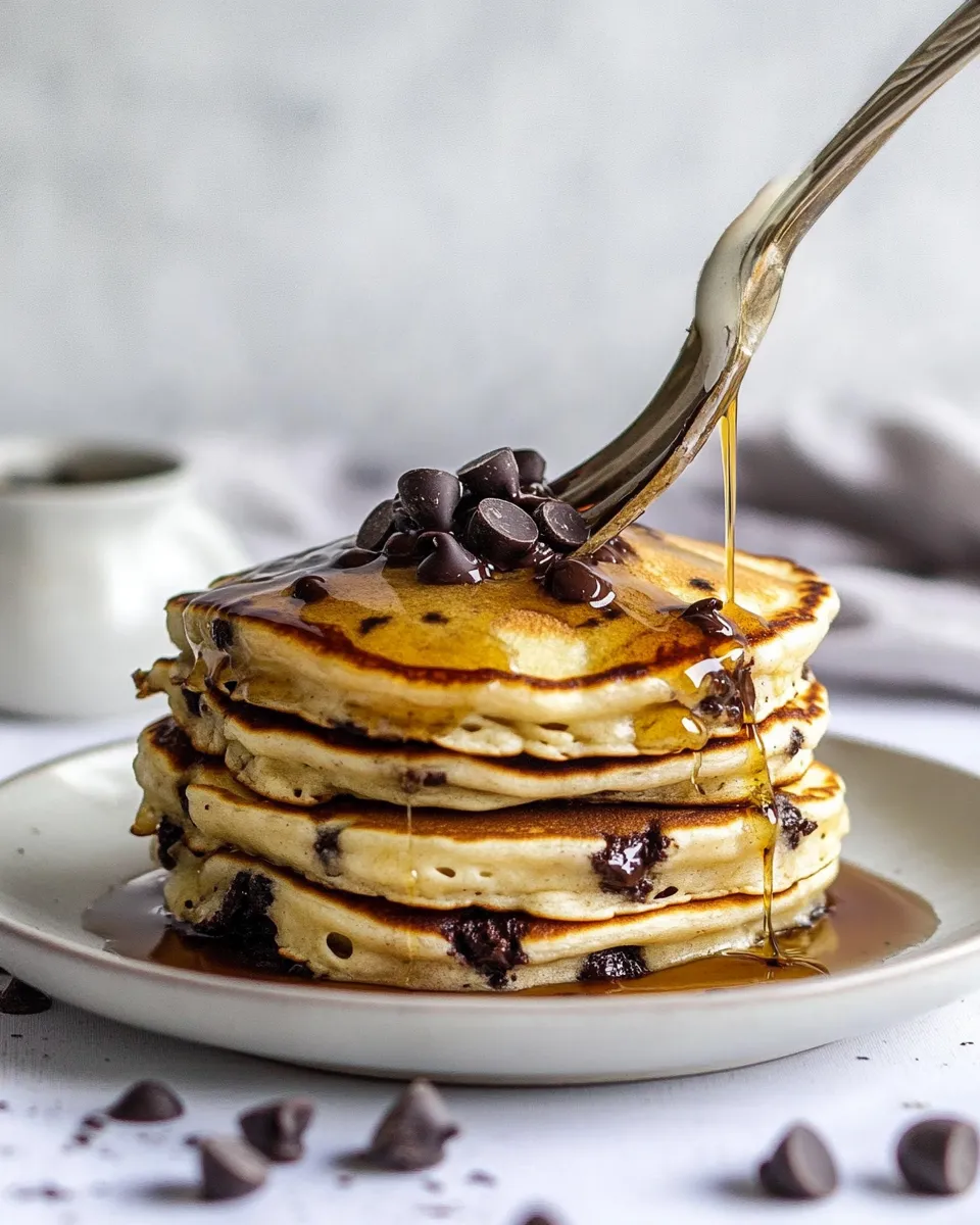 Easy Chocolate Chip Pancakes recipe photo