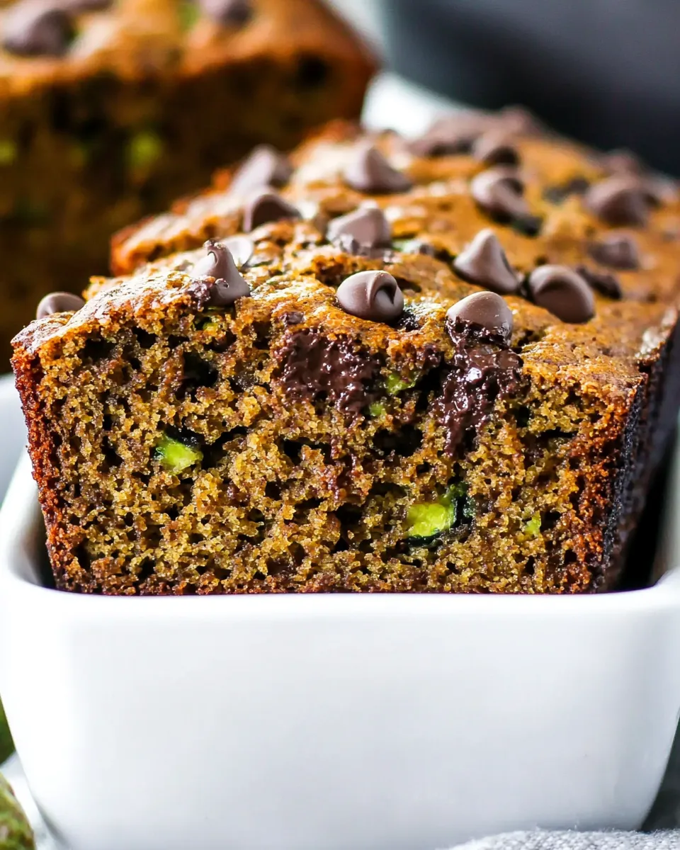 Classic Chocolate Chip Zucchini Bread Recipe image