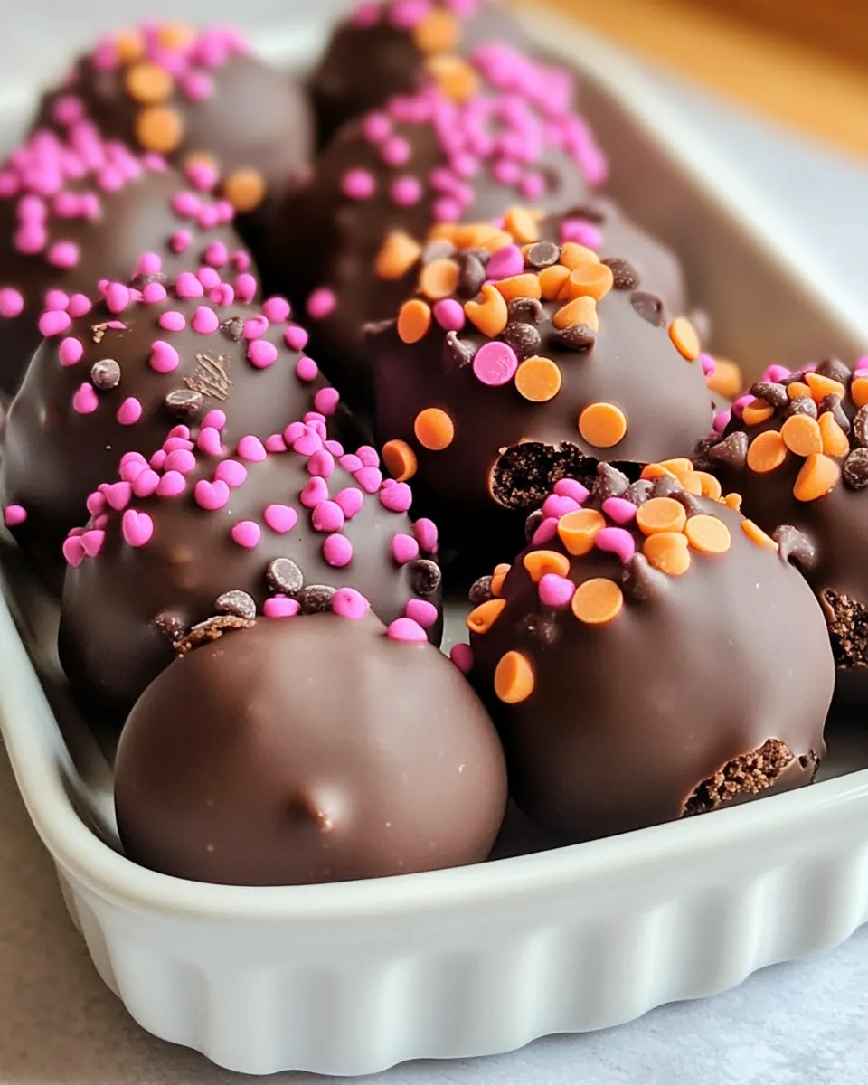 Classic Chocolate Chocolate Chip Cookie Dough Truffles image