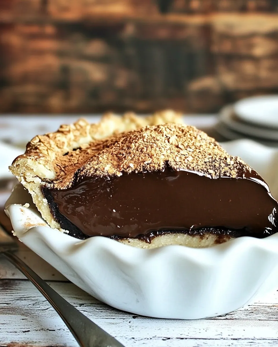 Delicious Chocolate Espresso Ganache Pie Recipe picture