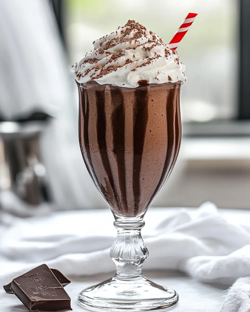 Classic Chocolate Milkshake image