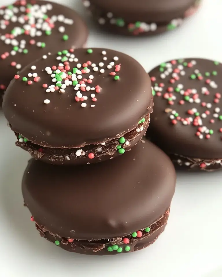 Homemade Chocolate Mint Wafers photo