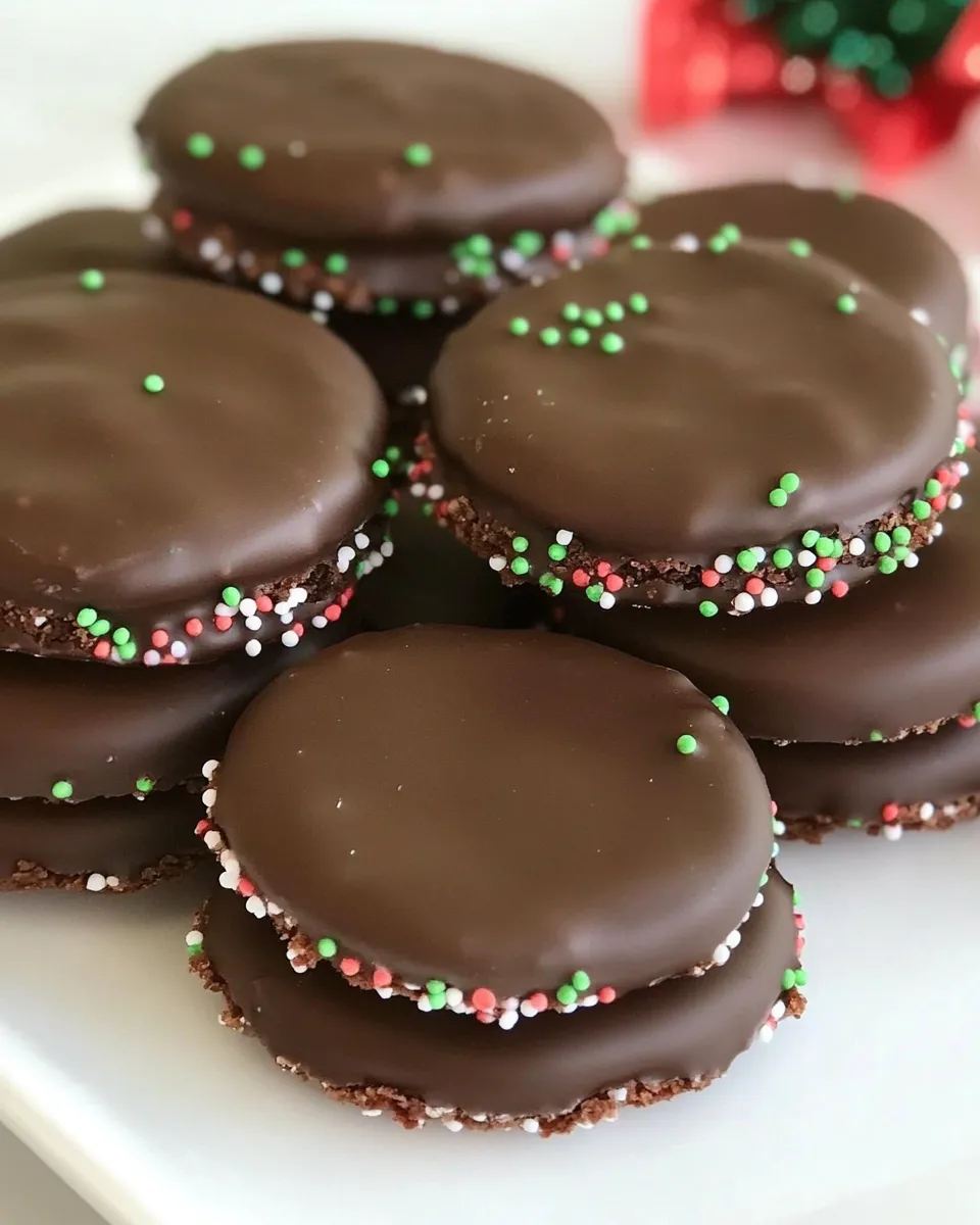 Classic Chocolate Mint Wafers image