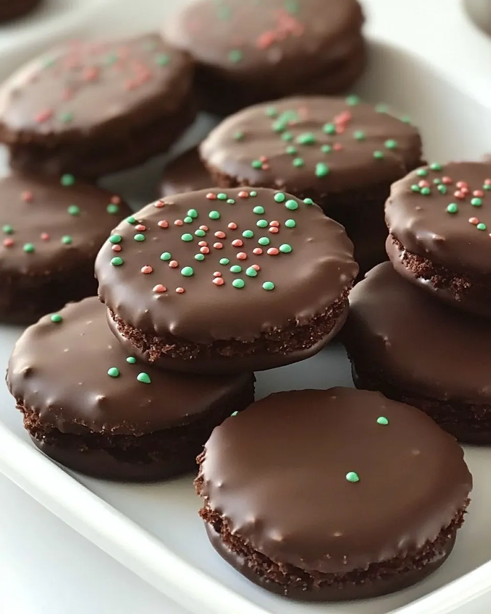 Easy Chocolate Mint Wafers recipe photo