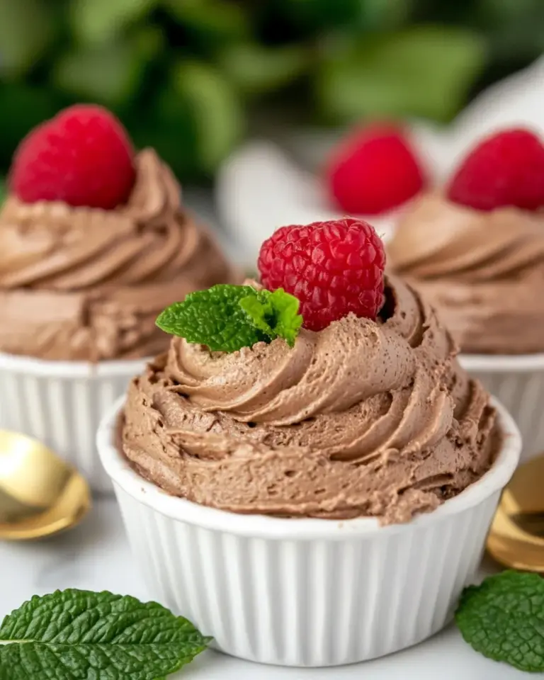 Homemade Chocolate Mousse Cups photo