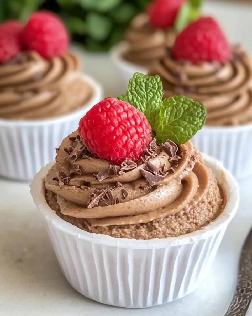 Classic Chocolate Mousse Cups image