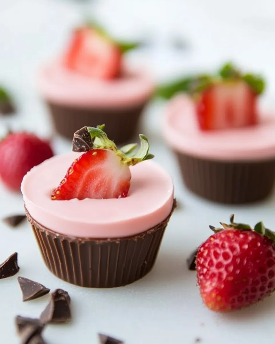 Classic Chocolate Strawberry Cups dish photo