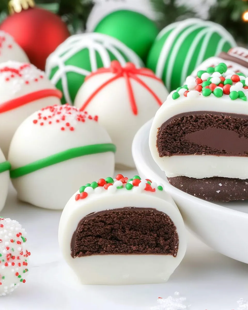 Best Christmas Present Oreo Truffles shot