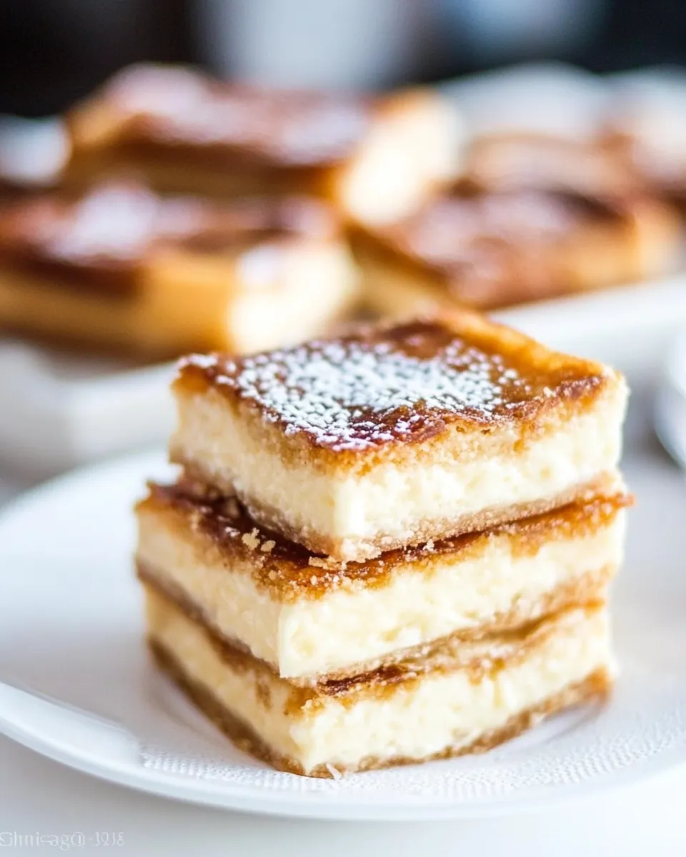 Homemade Churro Cheesecake Bars photo