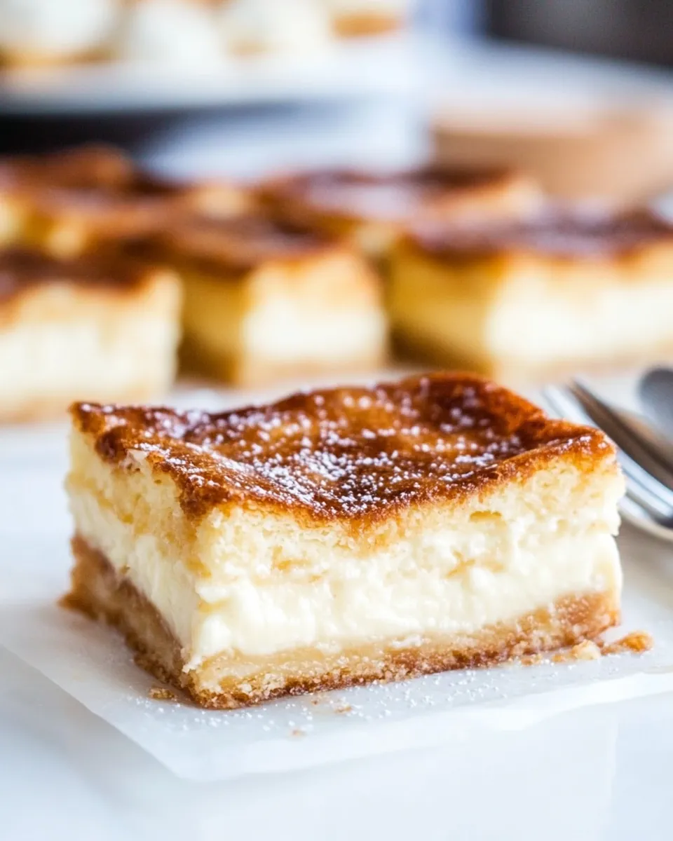 Delicious Churro Cheesecake Bars image